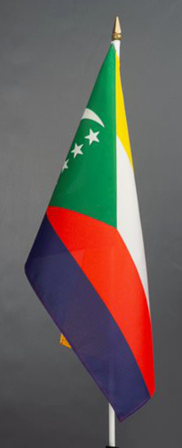 Comoros Hand Held Flag