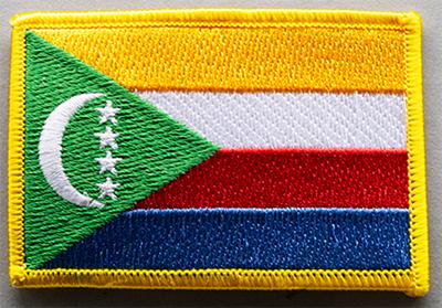 Comoros Rectangular Flag Patch