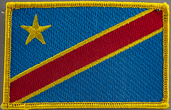 Congo Democratic Rep Rectangular Patch