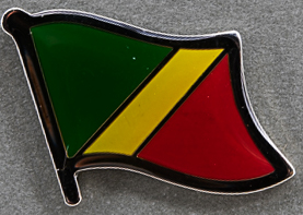 Congo Flag Lapel Pin AFN