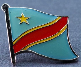 Congo Dem. Rep. Lapel Pin