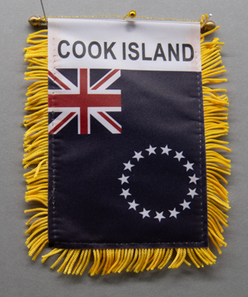 Cook Islands Mini Car Flag