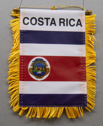 Costa Rica Mini Car Flag