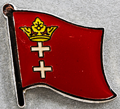 Danzig Flag Pin