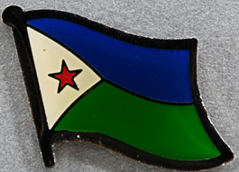 Djibouti Lapel Pin