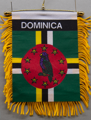 Dominica Mini Car Flag