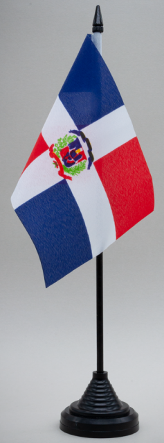 Dominican Republic Desk Flag