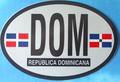 Dominican Republic Decal Oval