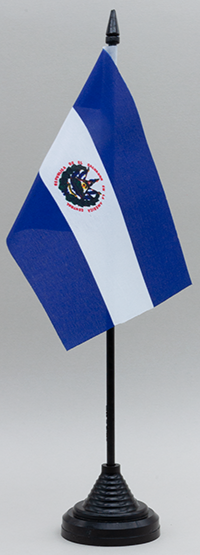 El Salvador Desk Flag