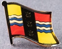 Bedford Flag Pin  England