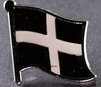 Cornwall Flag Pin England