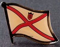Jersey Flag Pin England