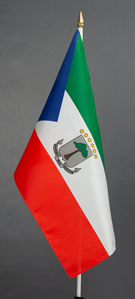 Equatorial Guinea Hand Waver Flag