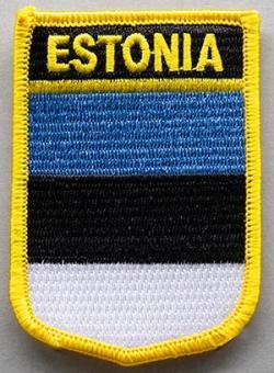 Estonia Shield Flag Patch