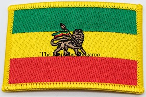 Ethiopia with Lion Rectangular Patch
