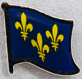 Ile-de-France Flag Pin France