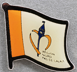 Nord Pas de Cala Flag Pin France