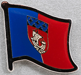 Paris Flag Pin - France