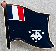 French Antarctic Flag Pin