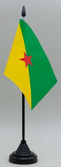 French Guinea Desk Flag
