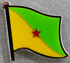 French Guiana Flag Pin
