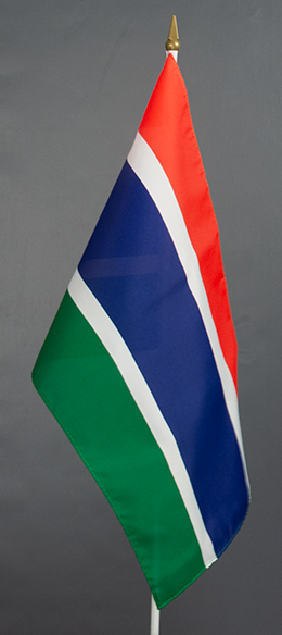 Gambia Hand Waver Flag