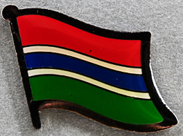 Gambia Flag Pin AFN