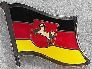 Niedersachsen Flag Pin Germany