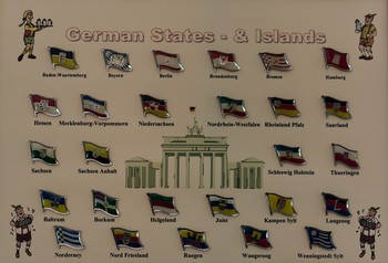 A Complete set of Germany State Pins