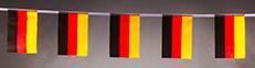 10 Germany Flags on String