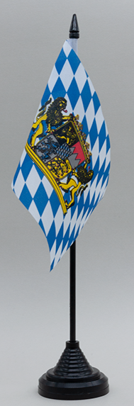 Bavaria Desk Flag with Lion