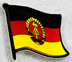 Germany East DDR Flag Pin
