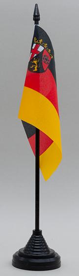 Rheinland Pfalz Desk Flag Germany