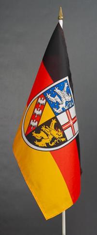 Saarland Hand Waver Flag