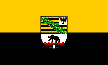 Sachsen- Anhalt  Flag - Gerrmany