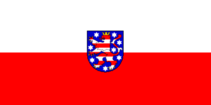 Thueringen Flag - Germany