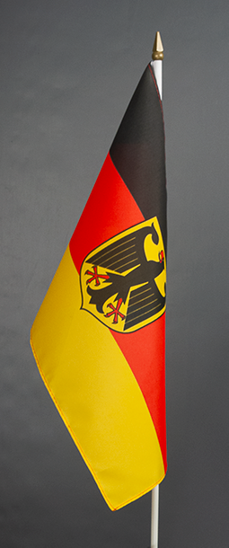 Germany w Eagle Hand Held Flag