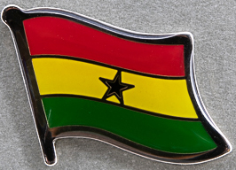 Ghana Flag Pin AFN