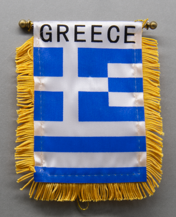 Greece Mini Car Flag