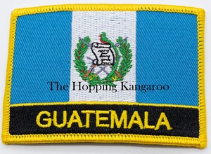 Guatemala Rectangular Patch with Writing