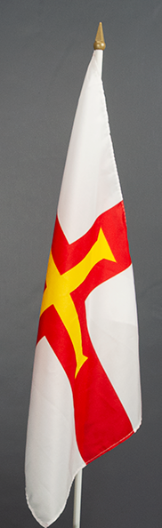 Guernsey Hand Held Flag
