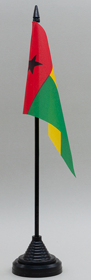Guinea-Bissau Desk Flag