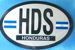 Honduras Decal Oval