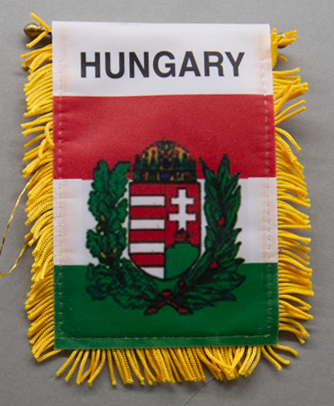 Hungary Mini Car Flag