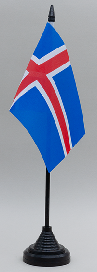 Iceland Desk Flag