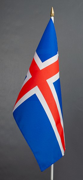 Iceland Hand Waver Flag
