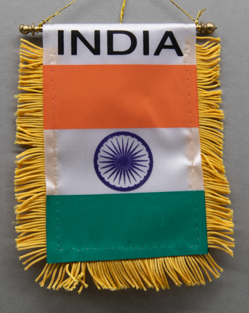 India Mini Car Flag