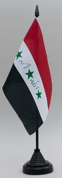 Iraq Historical Desk Flag 1991