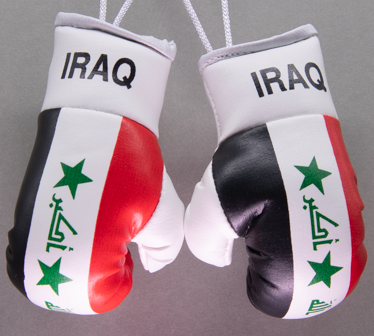 Iraq Mini Boxing Gloves