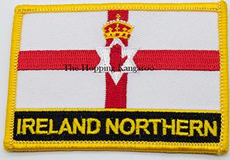 Ireland North w Name Flag Patch